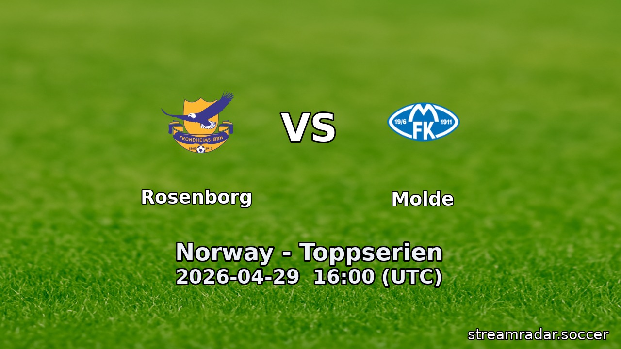 Rosenborg vs Molde