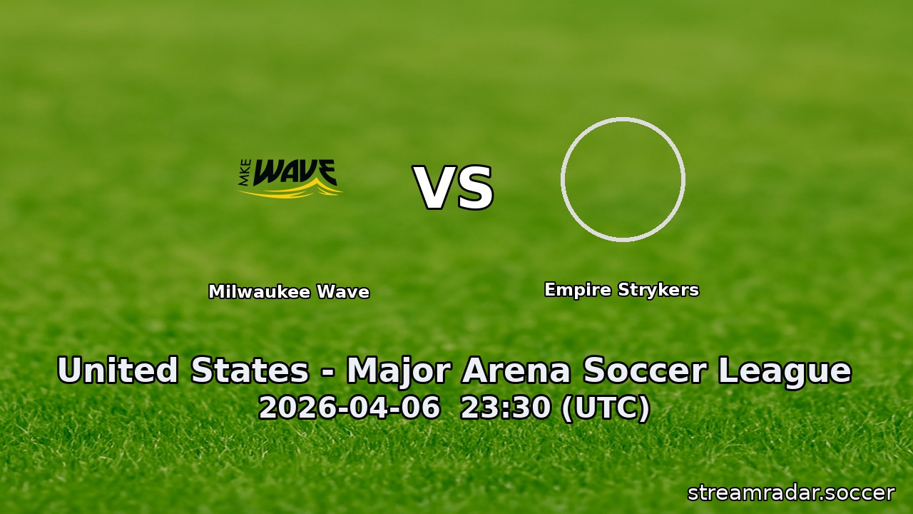 Milwaukee Wave vs Empire Strykers
