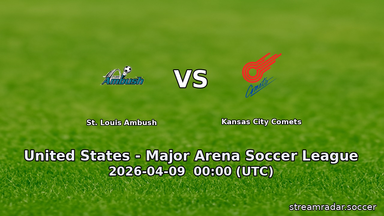 St. Louis Ambush vs Kansas City Comets
