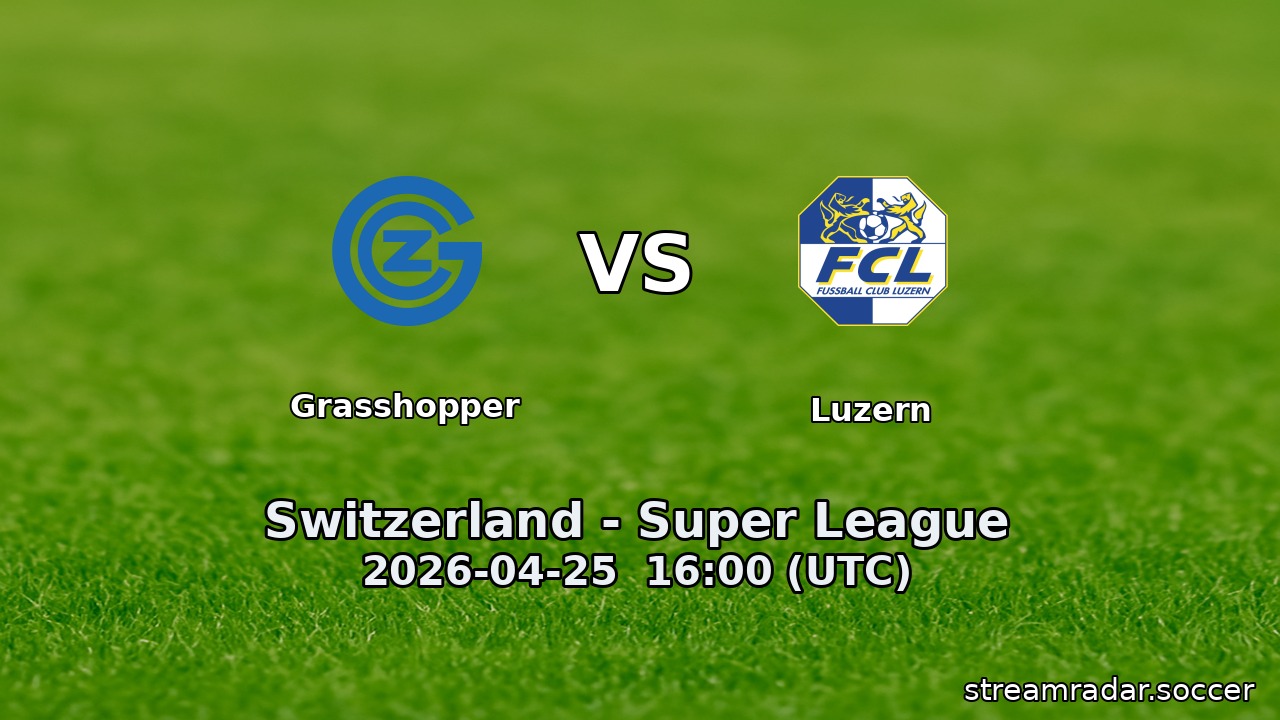 Grasshopper vs Luzern