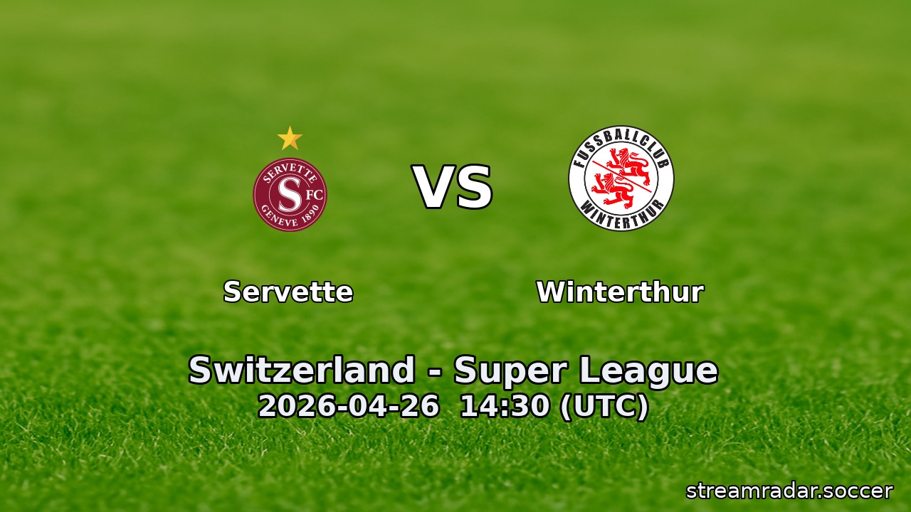 Servette vs Winterthur