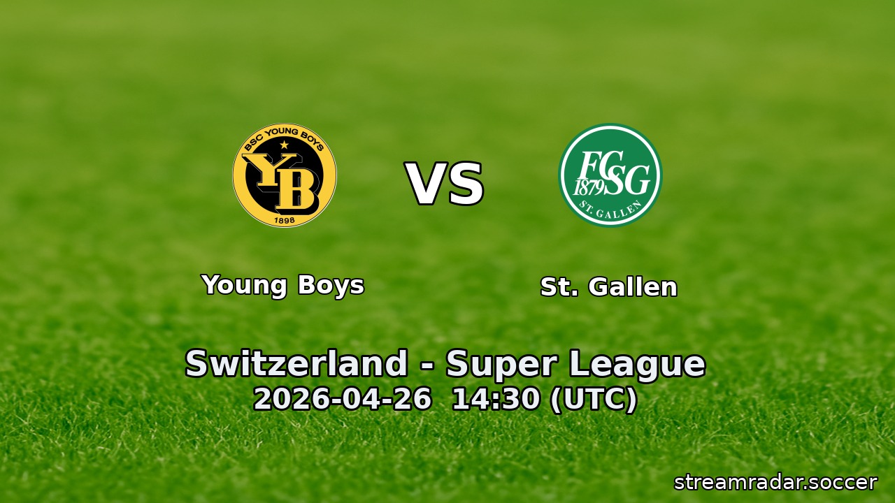 Young Boys vs St. Gallen