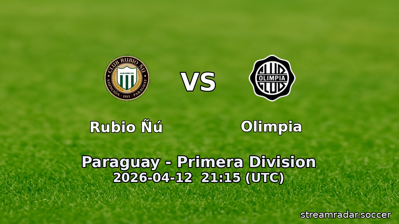 Rubio Ñú vs Olimpia