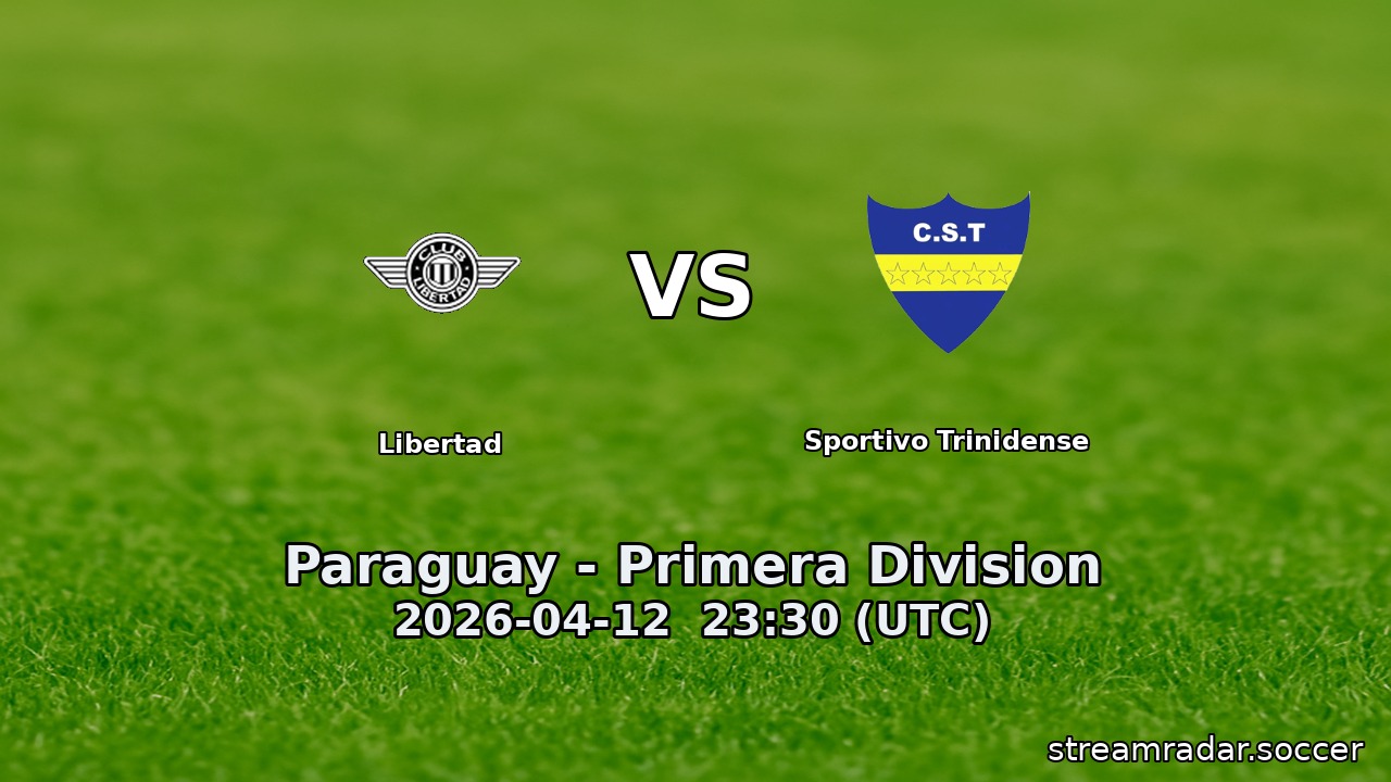 Libertad vs Sportivo Trinidense