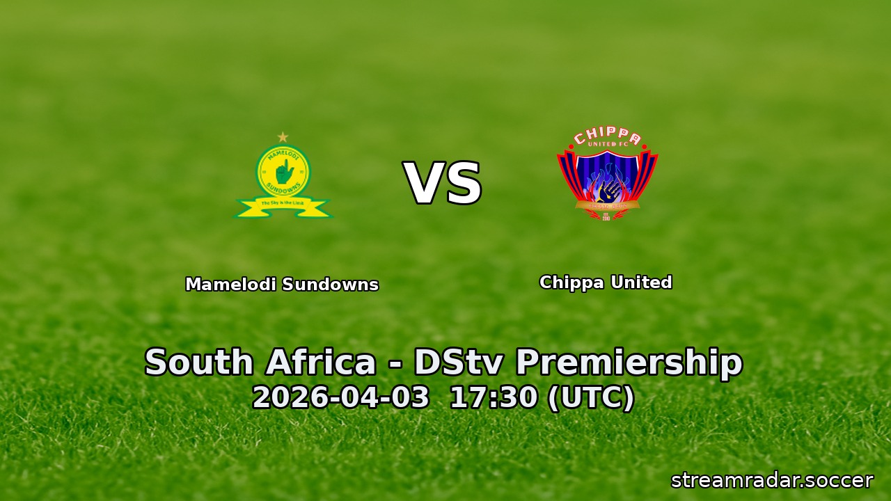 Mamelodi Sundowns vs Chippa United