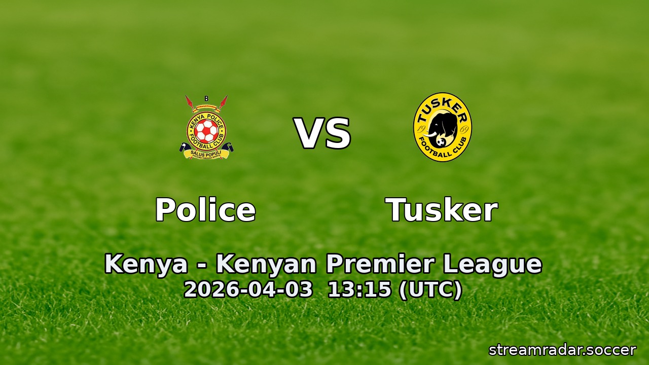 Police vs Tusker