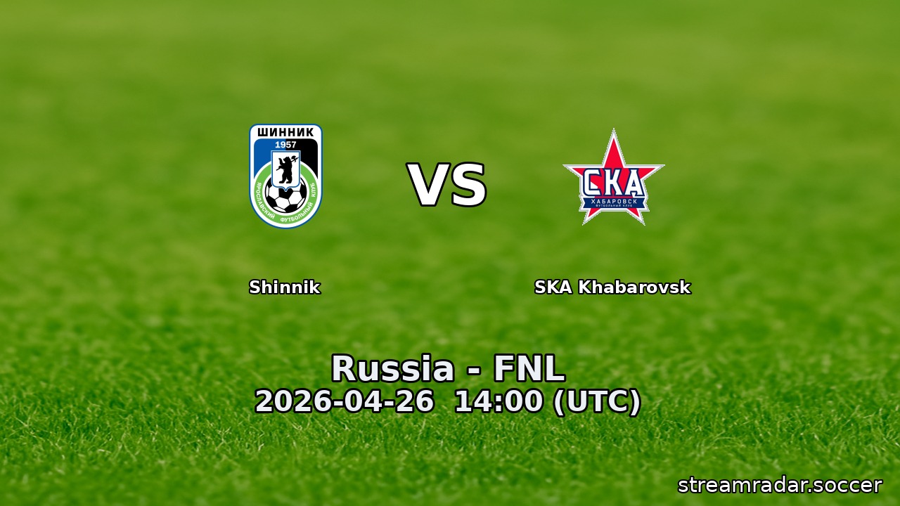 Shinnik vs SKA Khabarovsk