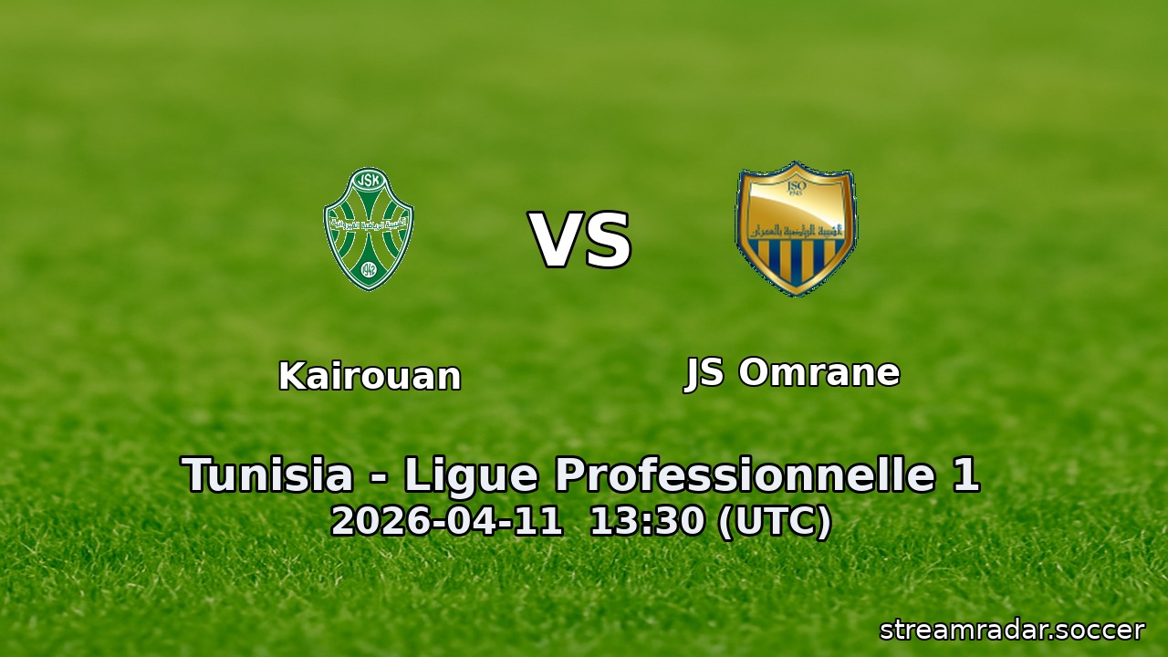 Kairouan vs JS Omrane
