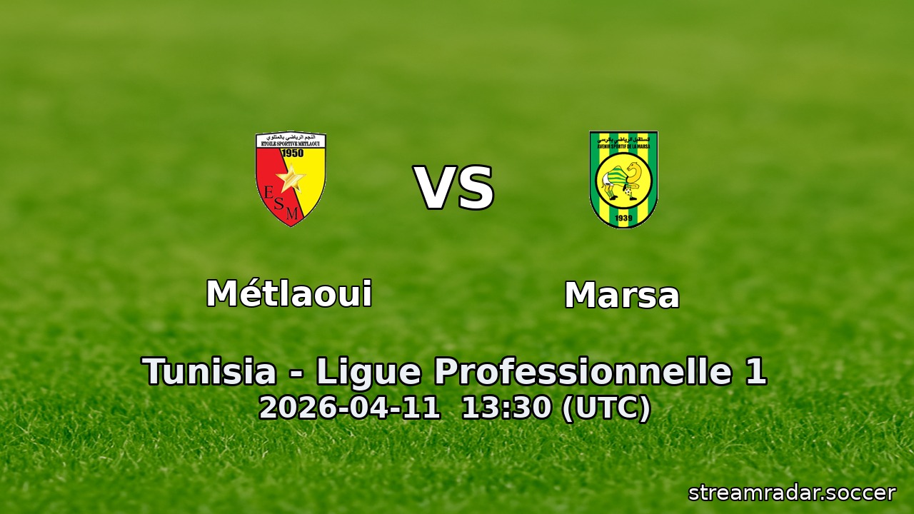 Métlaoui vs Marsa