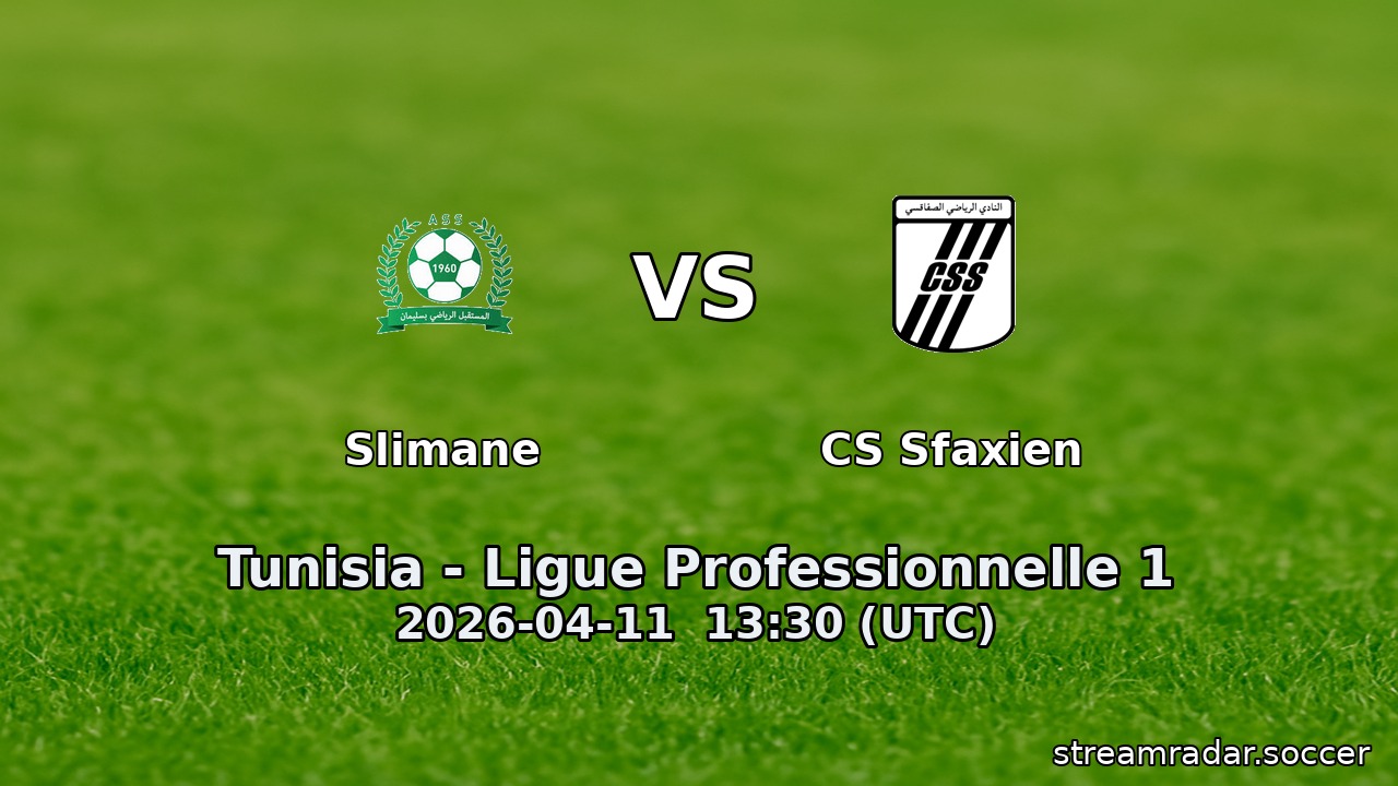 Slimane vs CS Sfaxien
