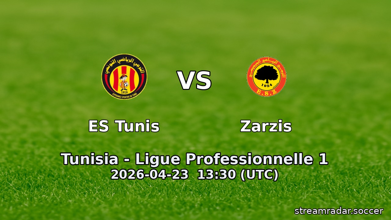 ES Tunis vs Zarzis