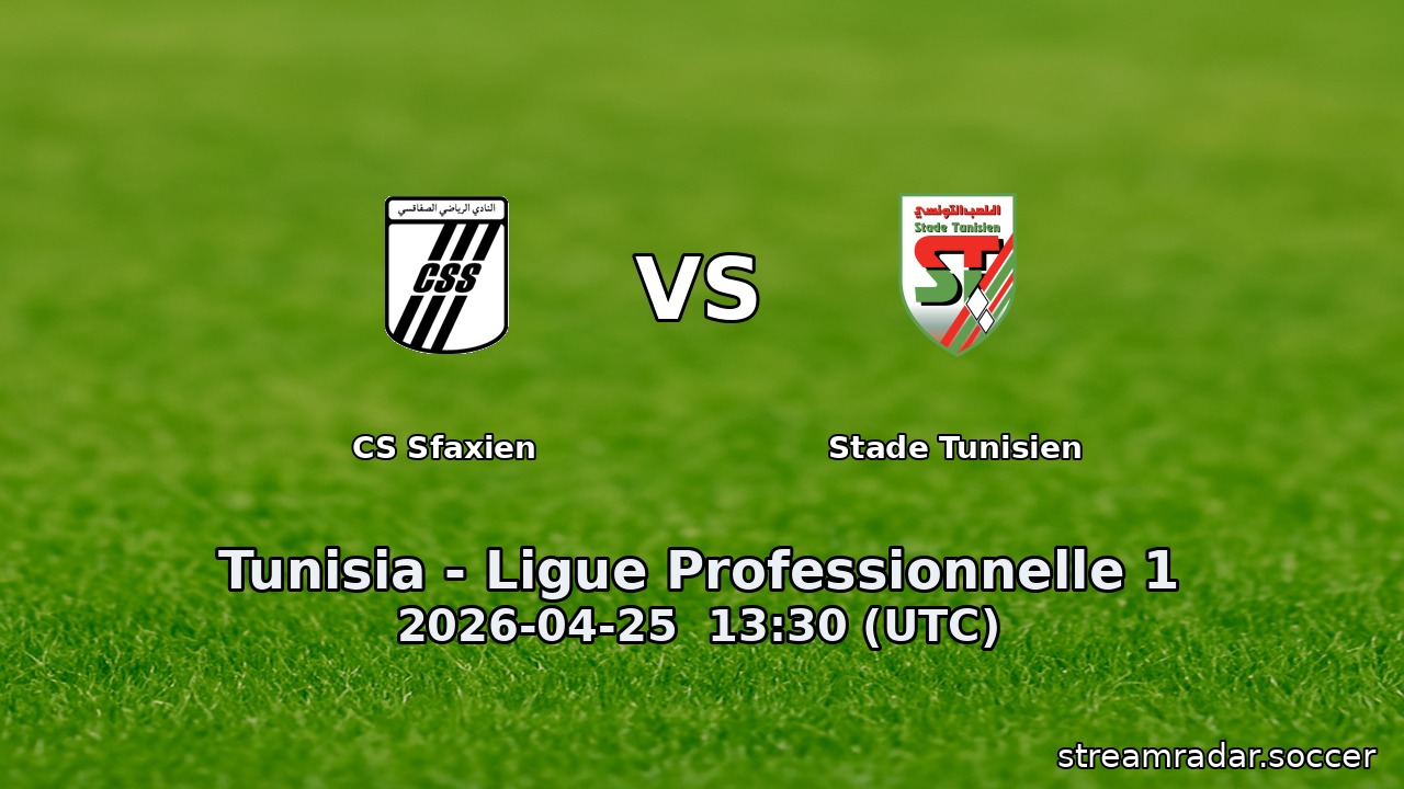 CS Sfaxien vs Stade Tunisien