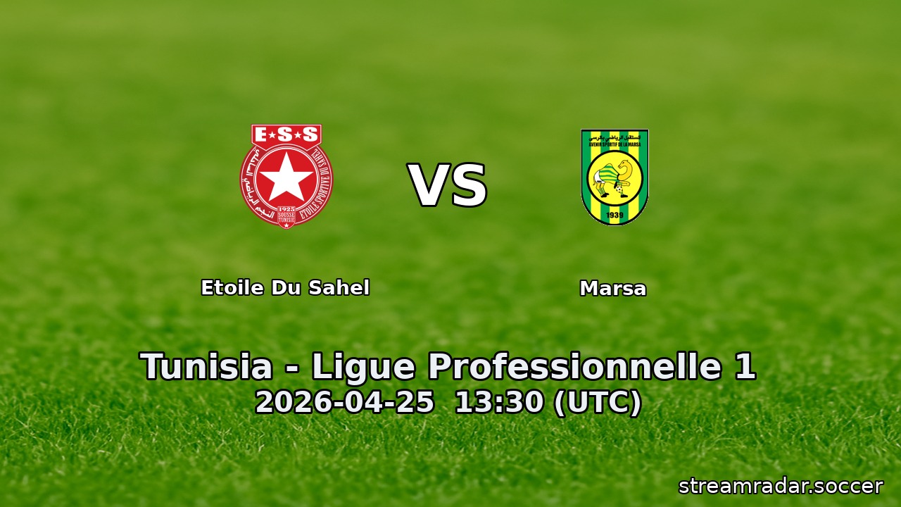 Etoile Du Sahel vs Marsa