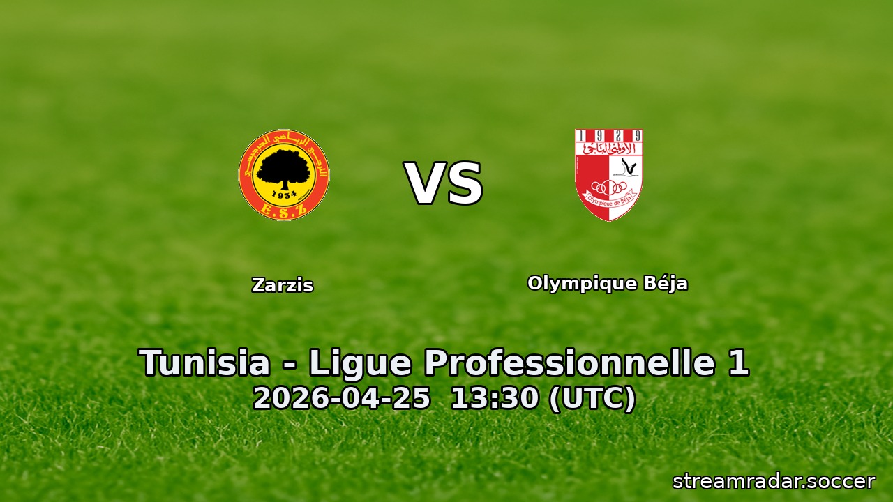 Zarzis vs Olympique Béja