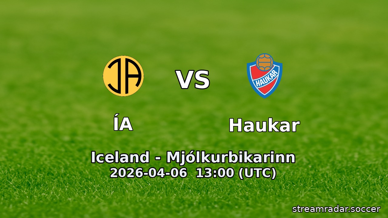 ÍA vs Haukar