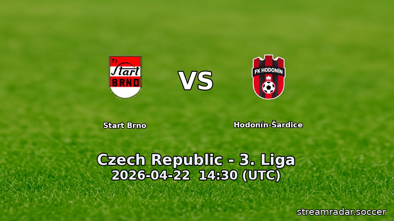 Start Brno vs Hodonín-Šardice