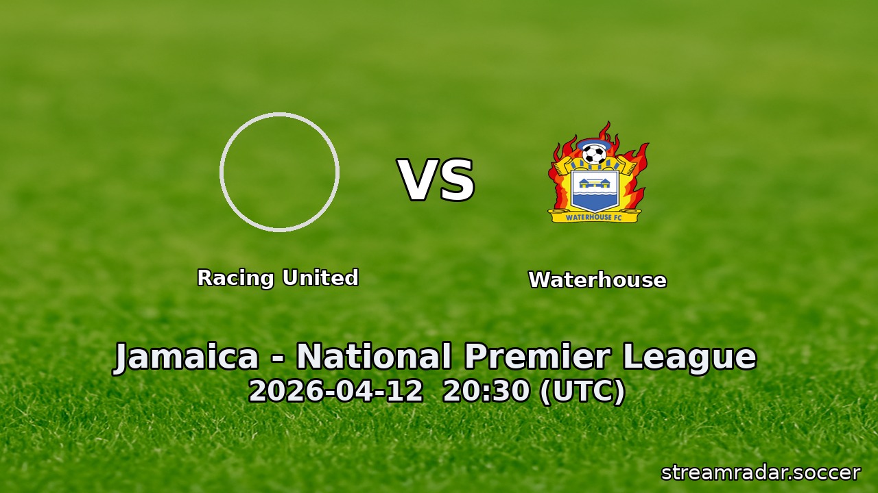 Racing United vs Waterhouse