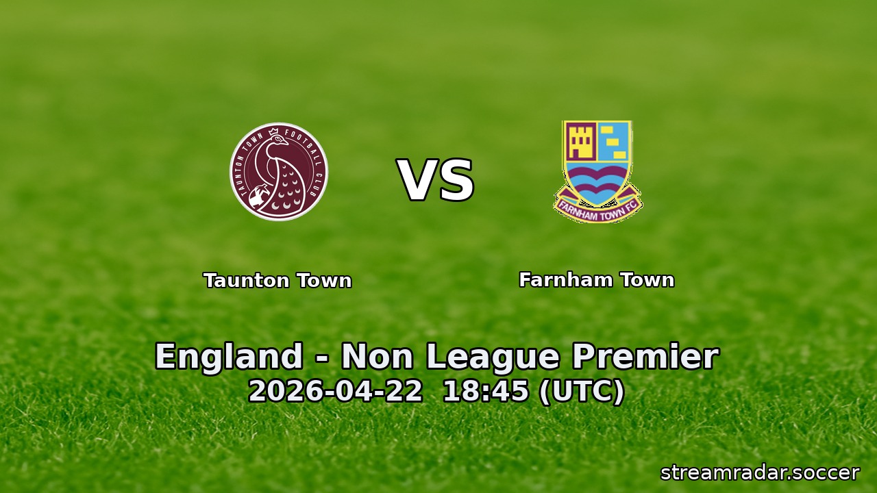 Taunton Town vs Farnham Town