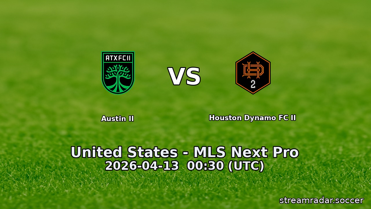 Austin II vs Houston Dynamo FC II