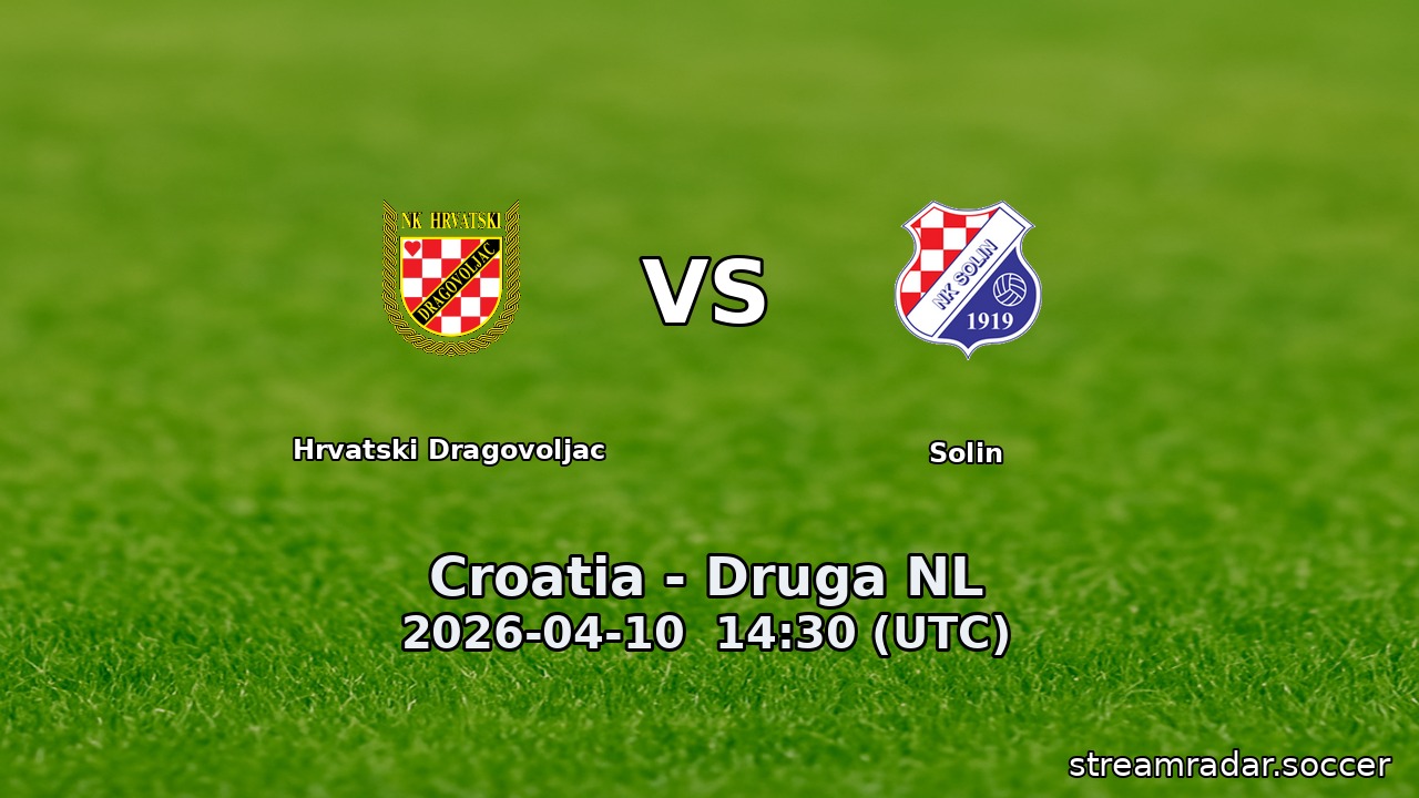 Hrvatski Dragovoljac vs Solin