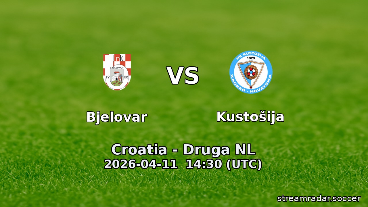 Bjelovar vs Kustošija
