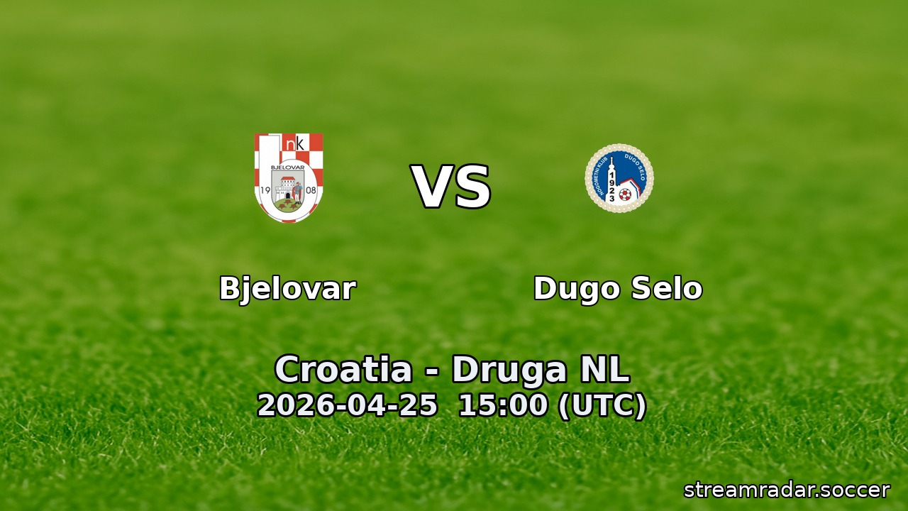Bjelovar vs Dugo Selo