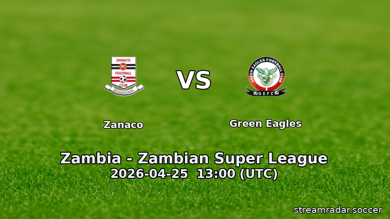 Zanaco vs Green Eagles