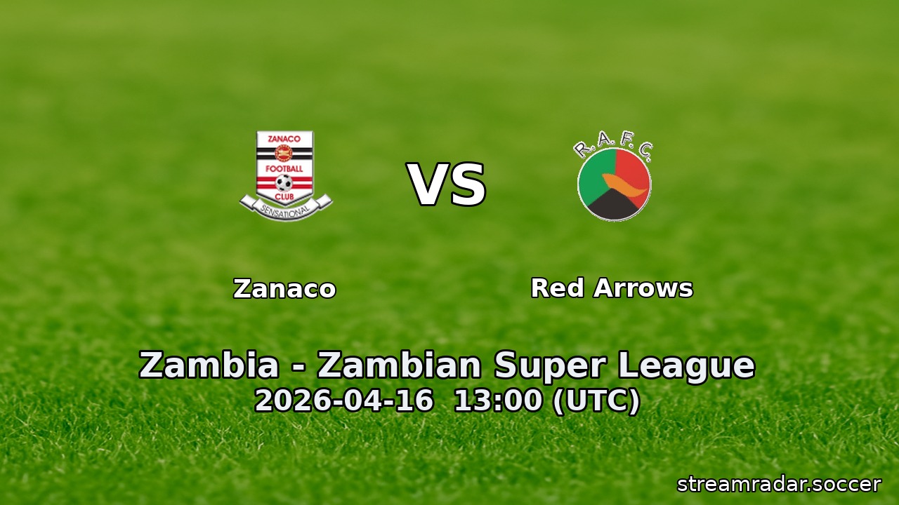 Zanaco vs Red Arrows