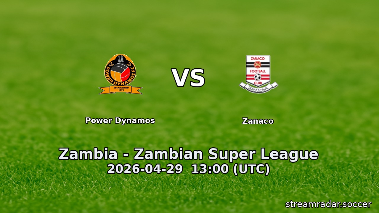 Power Dynamos vs Zanaco