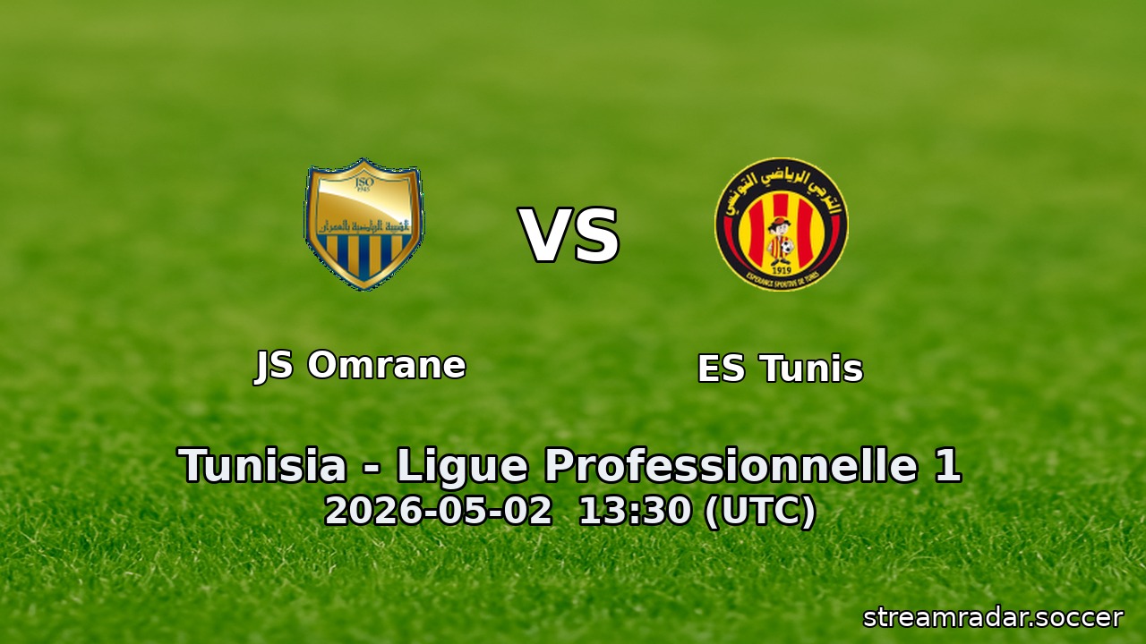 JS Omrane vs ES Tunis