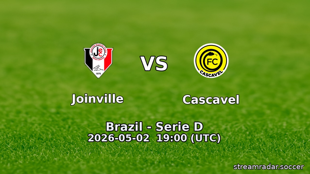 Joinville vs Cascavel