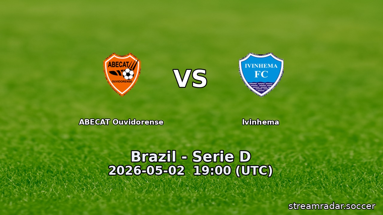 ABECAT Ouvidorense vs Ivinhema