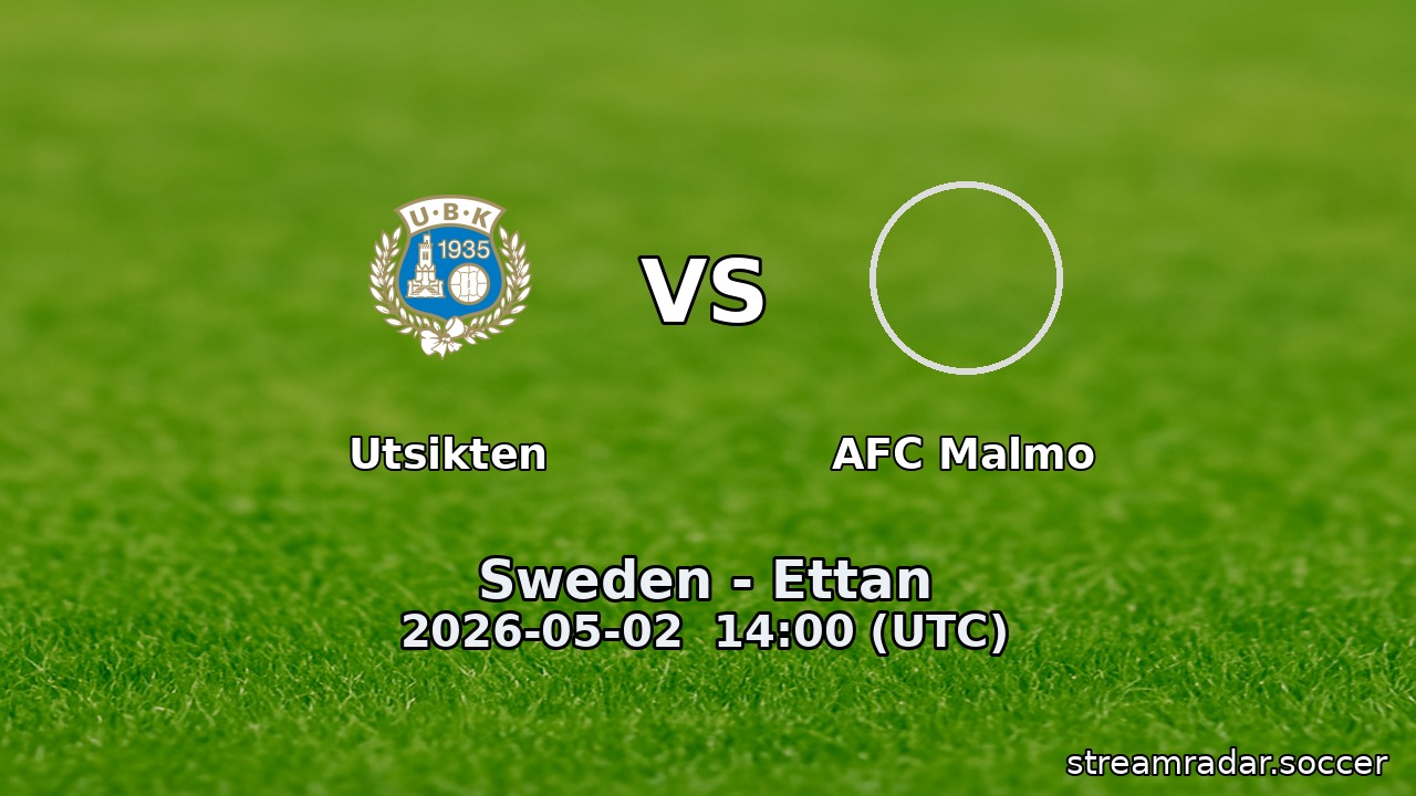 Utsikten vs AFC Malmo