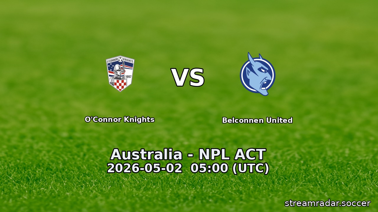 O'Connor Knights vs Belconnen United