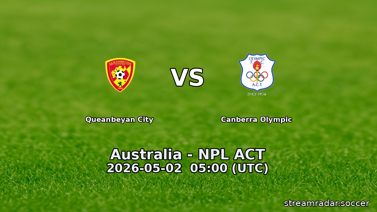 Queanbeyan City vs Canberra Olympic