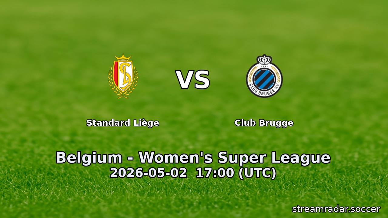 Standard Liège vs Club Brugge