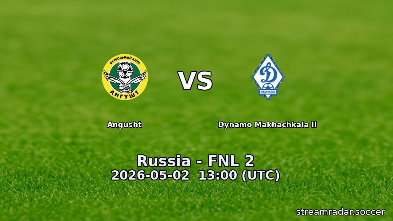 Angusht vs Dynamo Makhachkala II