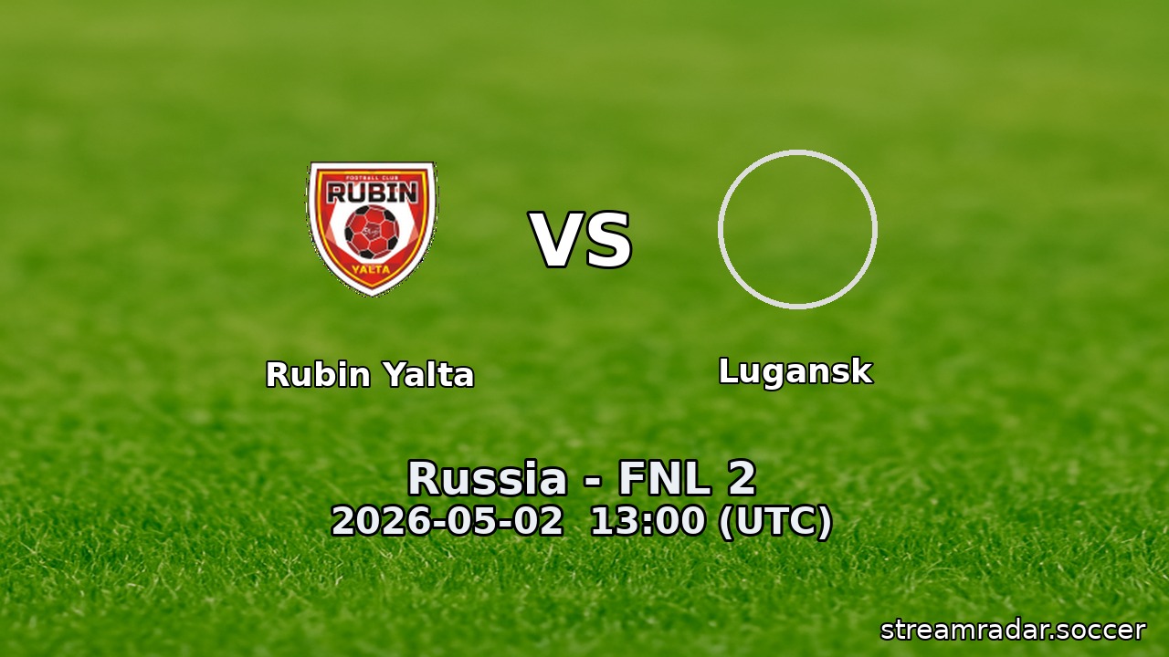 Rubin Yalta vs Lugansk