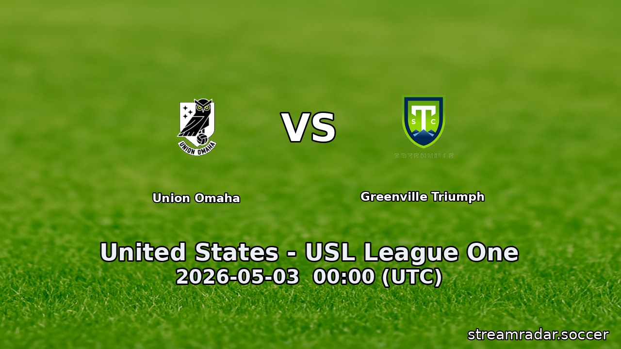 Union Omaha vs Greenville Triumph