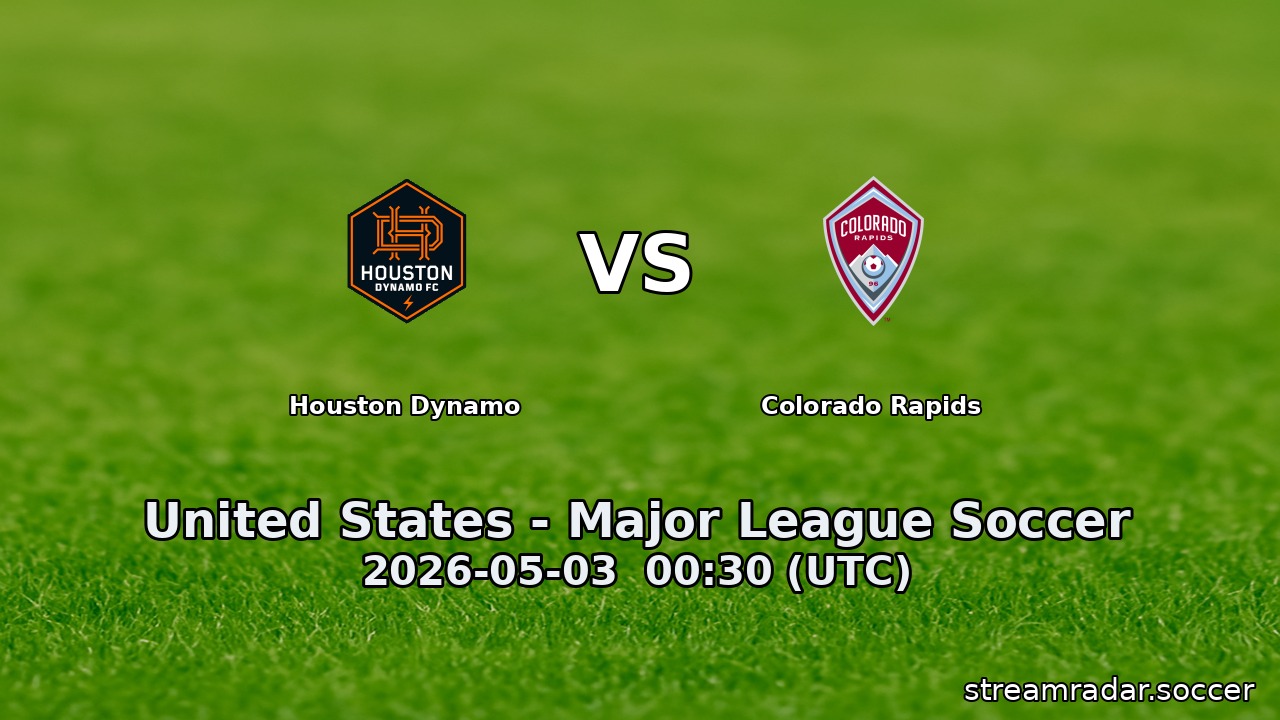Houston Dynamo vs Colorado Rapids