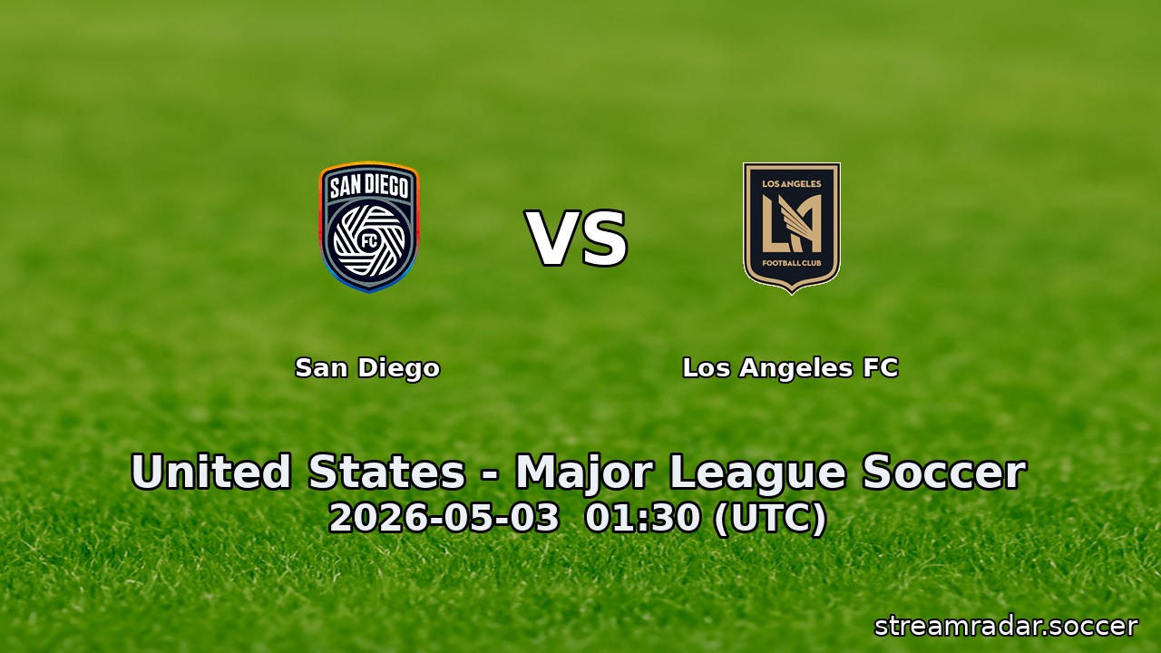 San Diego vs Los Angeles FC
