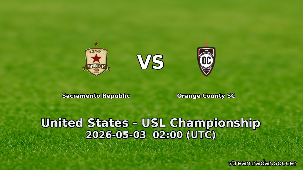 Sacramento Republic vs Orange County SC