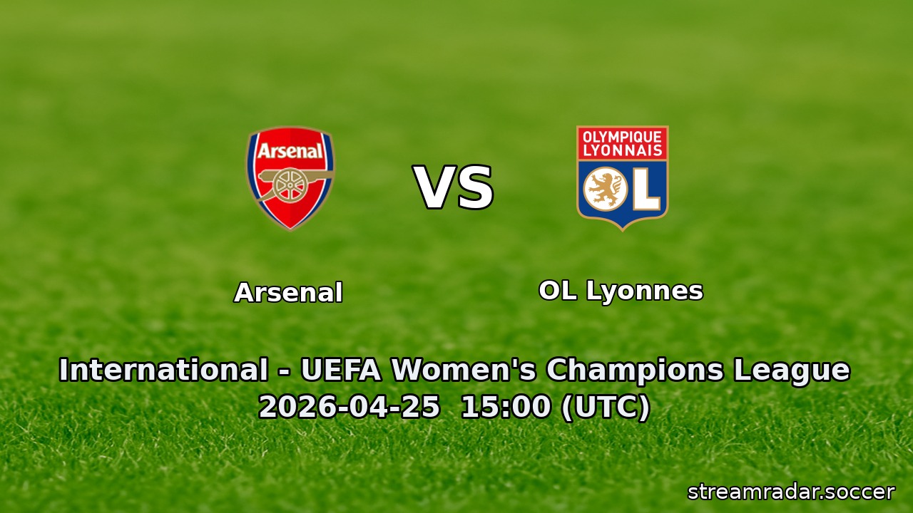 Arsenal vs OL Lyonnes