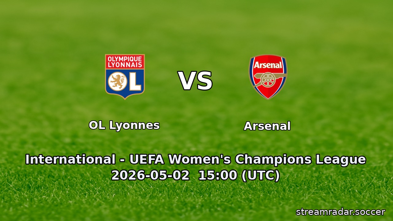 OL Lyonnes vs Arsenal