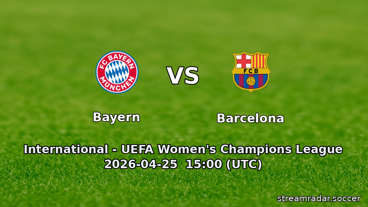Bayern vs Barcelona