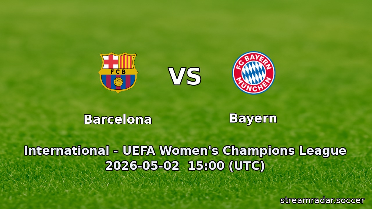 Barcelona vs Bayern