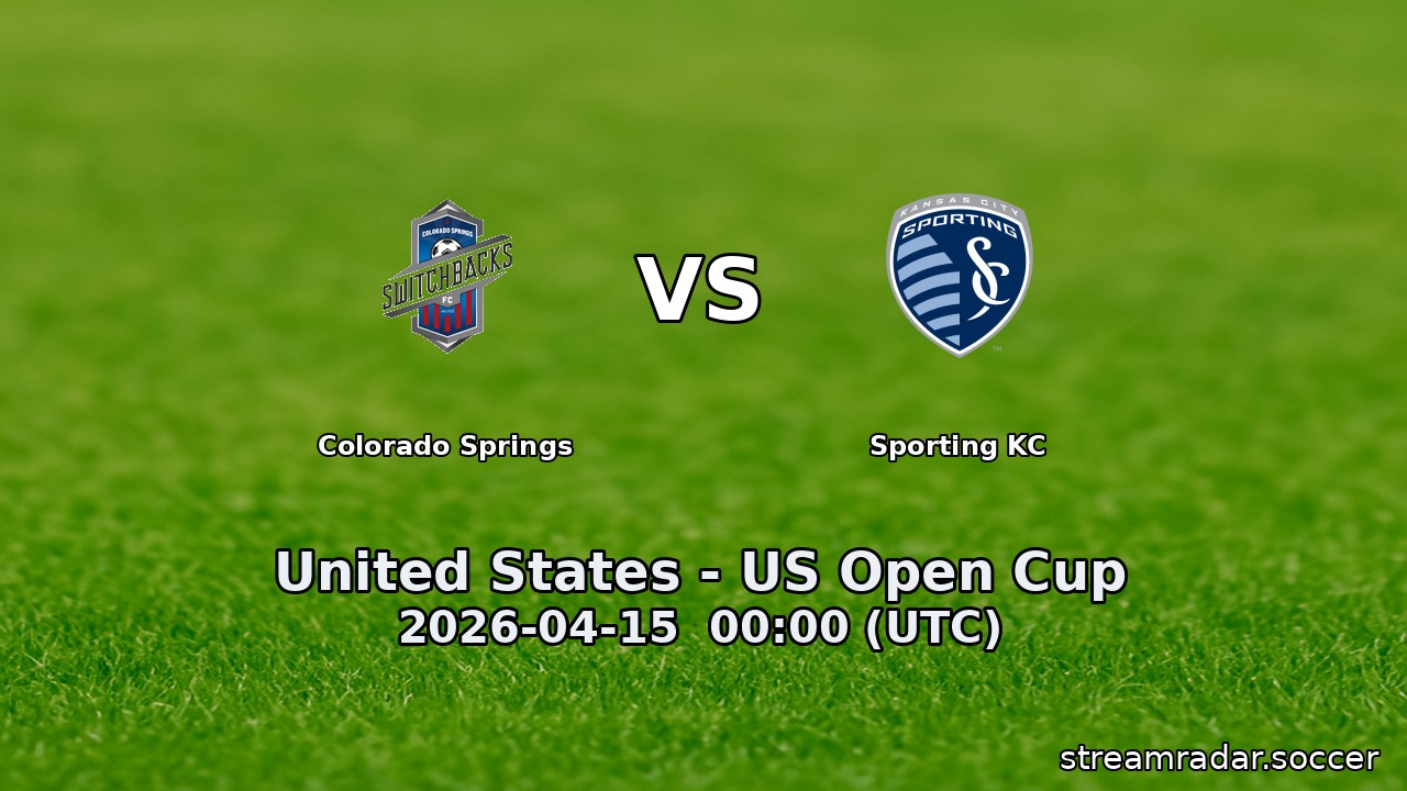 Colorado Springs vs Sporting KC