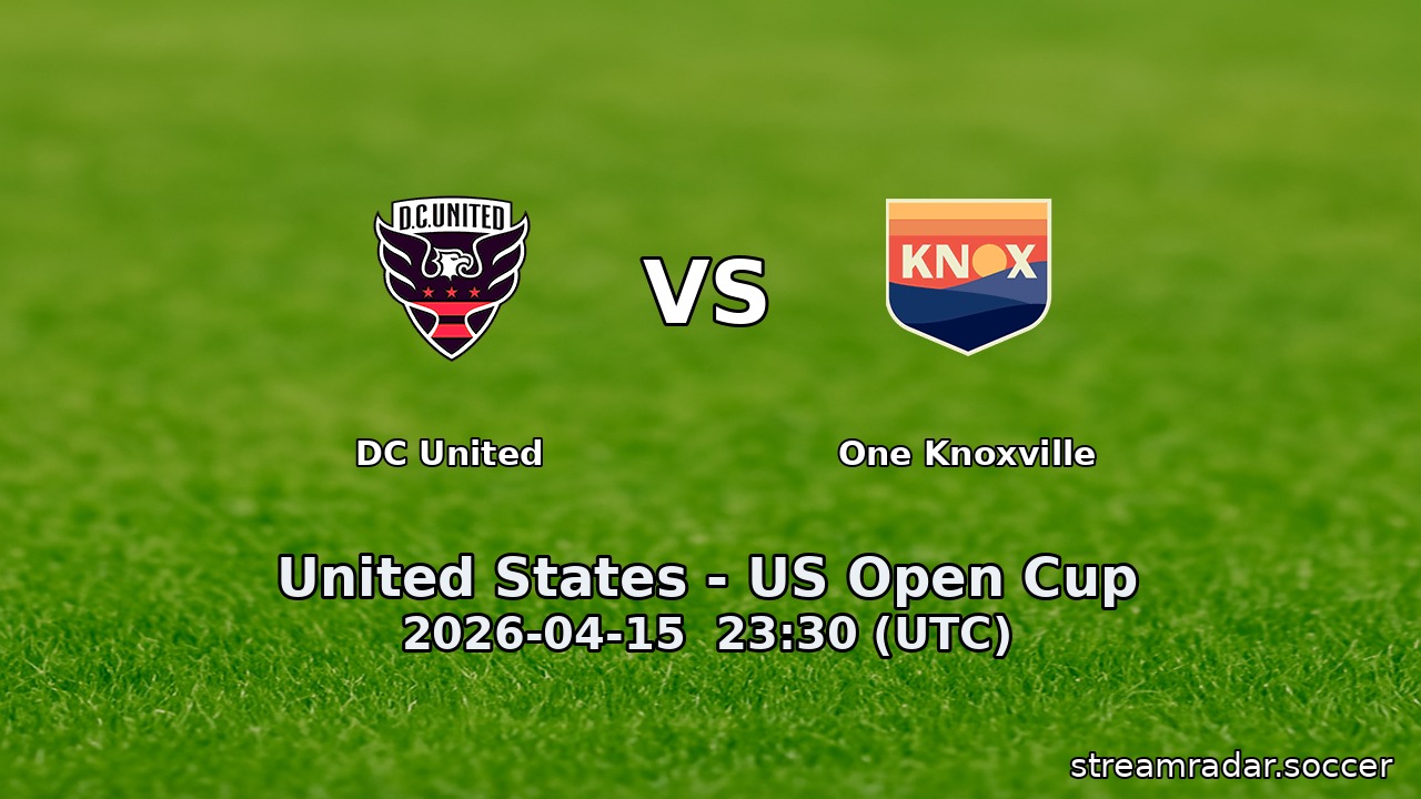 DC United vs One Knoxville