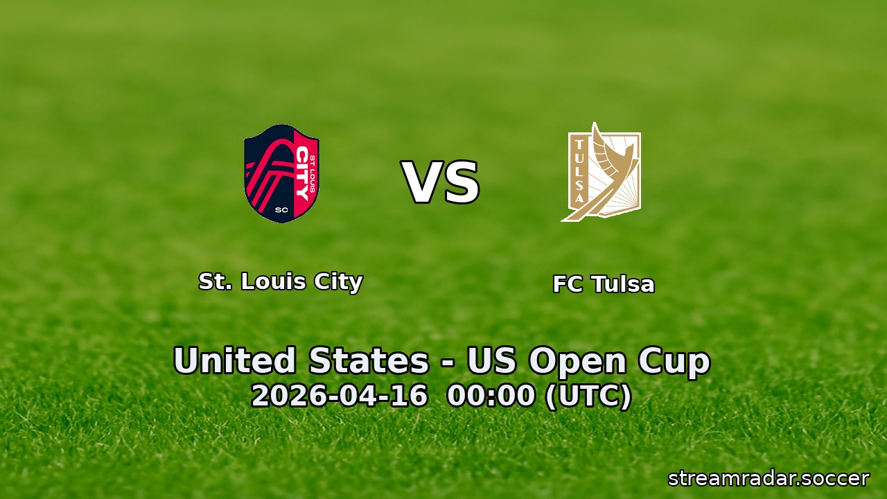 St. Louis City vs FC Tulsa