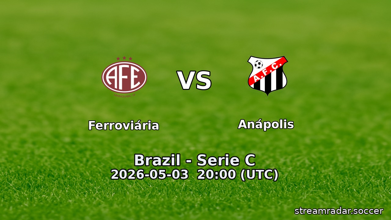 Ferroviária vs Anápolis